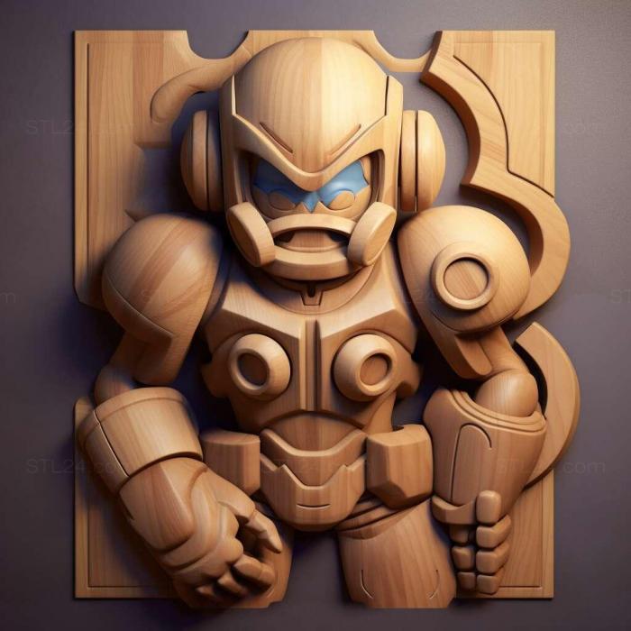 Games (Mega Man 11 4, GAMES_4336) 3D models for cnc